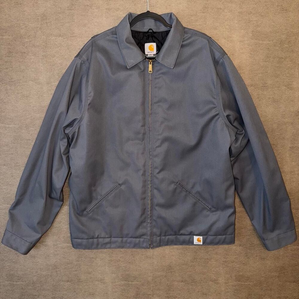 Carhartt J293 DKG Cotton Twill Work Jacket Dark gray XLT Flawless condition